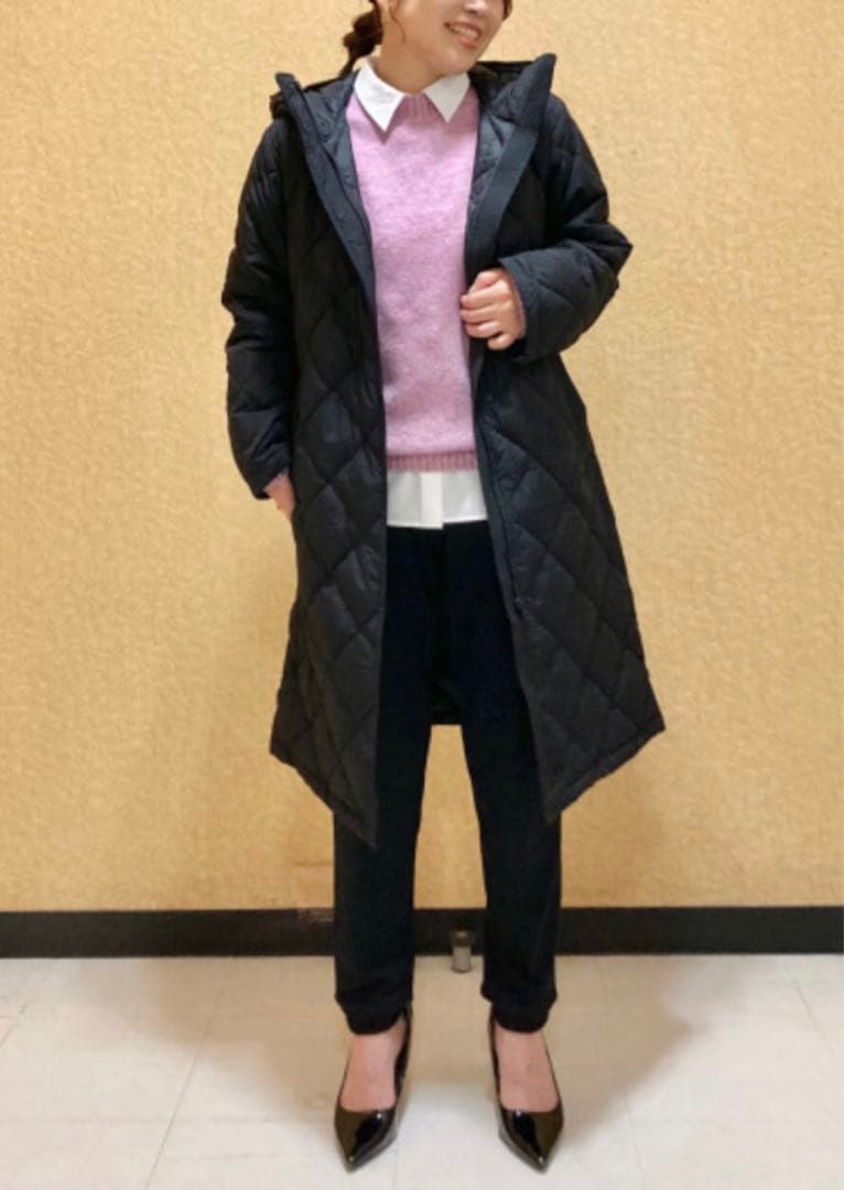 UNIQLO パフテックロングコートリラックスフィット XL BLACK