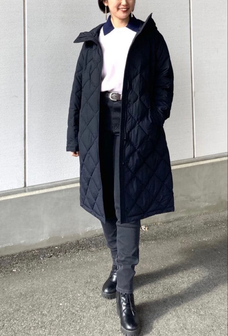 UNIQLO パフテックロングコートリラックスフィット XL BLACK
