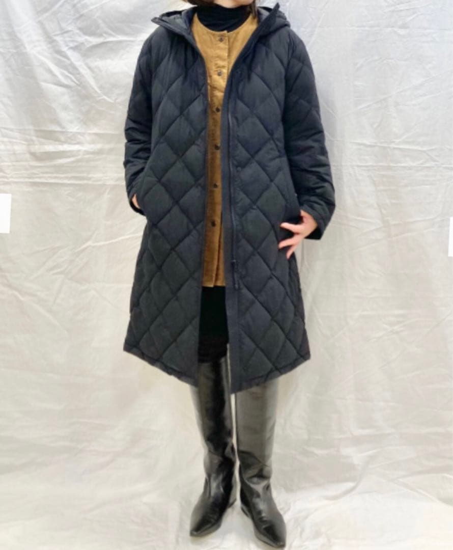 UNIQLO パフテックロングコートリラックスフィット XL BLACK
