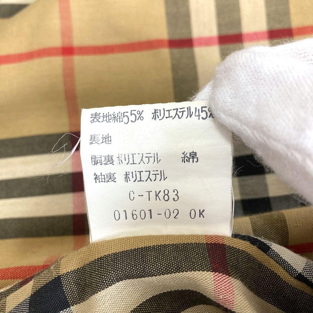 BURBERRY トレンチコート ノバチェック ライナー L相当 ハニーベージュ