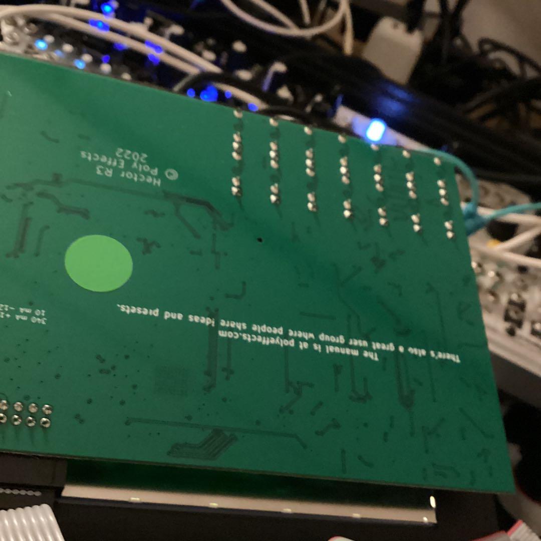 Poly effects hector モジュラーシンセ　ユーロラック