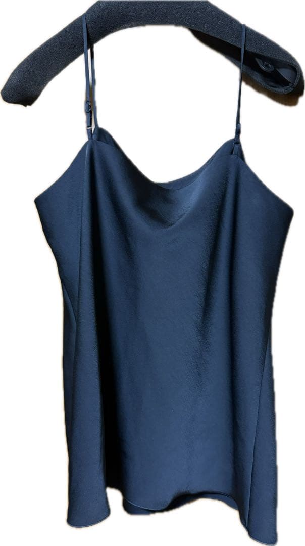 Plage dull satin キャミソール ネイビー
