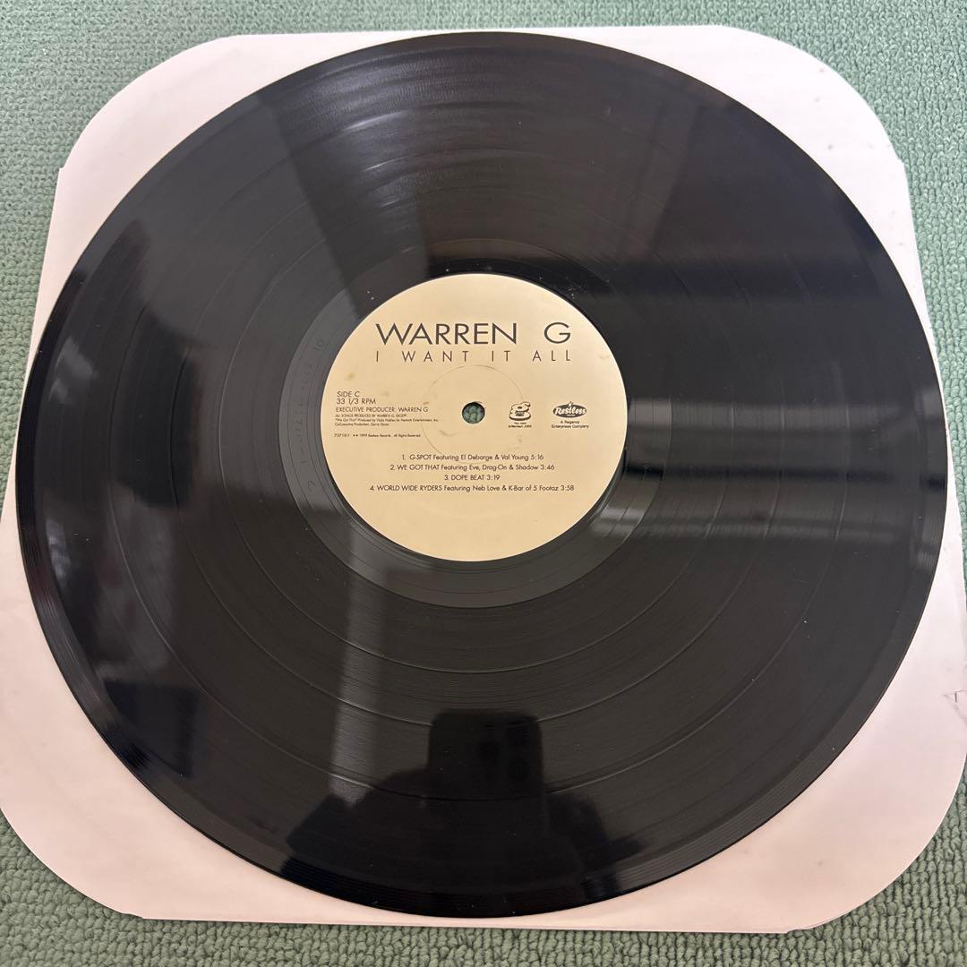 WARREN G『I WANT IT ALL』LP アナログ レコード