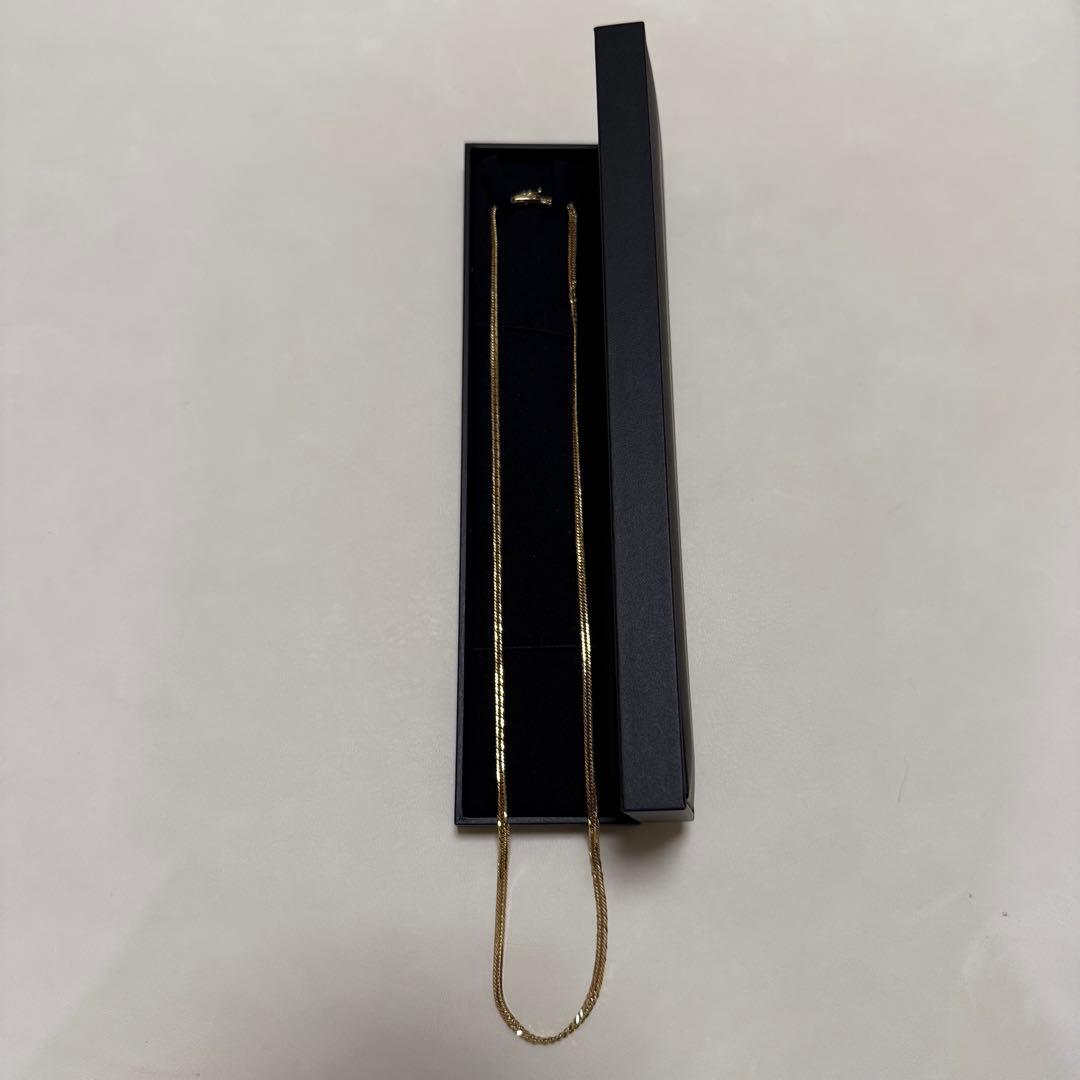 使用品 K18 12面トリプル 14.98g 60cm 造幣局刻印あり