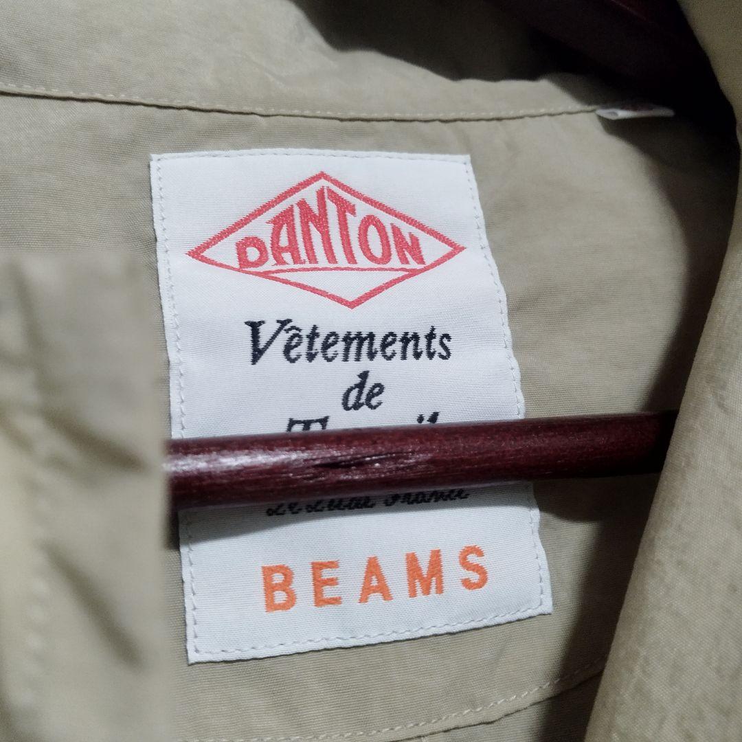 DANTON　BEAMS　カバーオール　ナイロンジャケット 丸襟　40