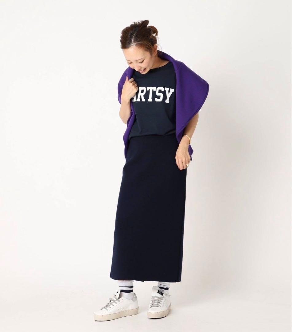 Deuxieme Class CHINO スリットニットスカート