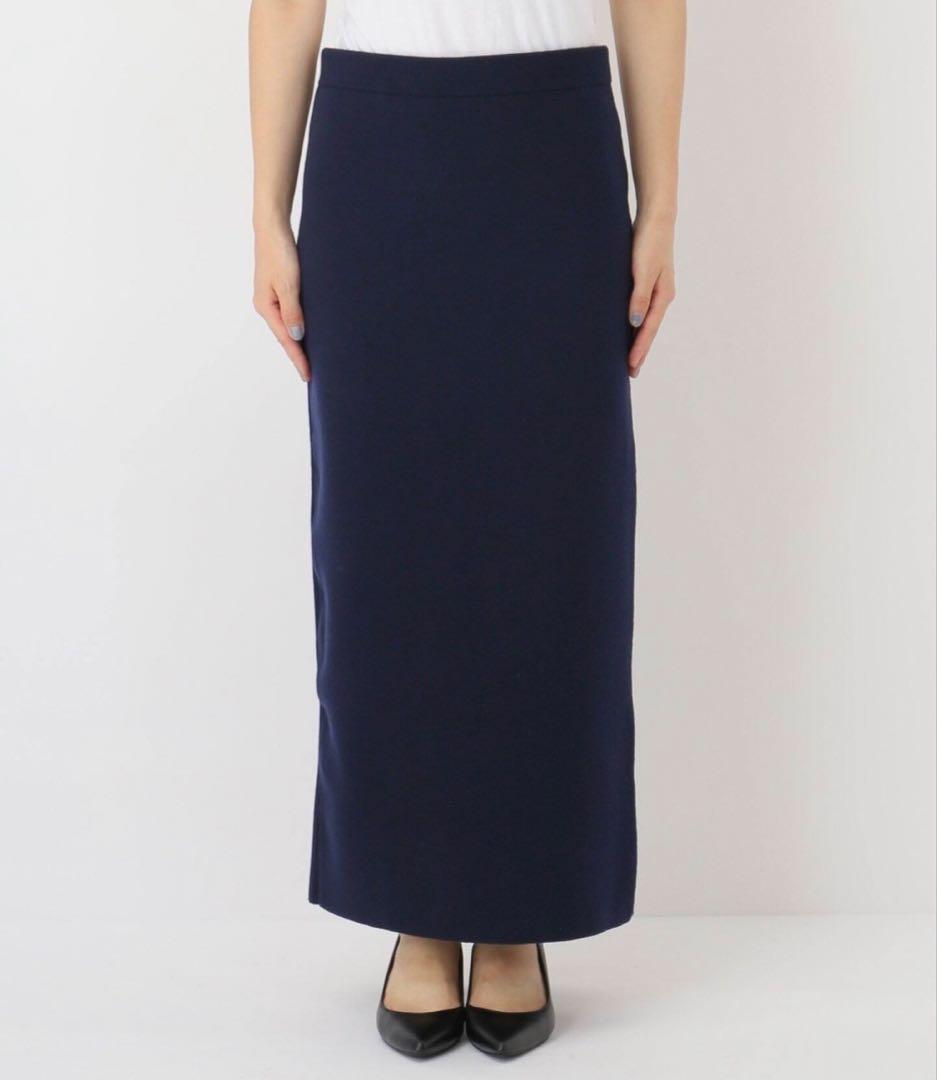 Deuxieme Class CHINO スリットニットスカート