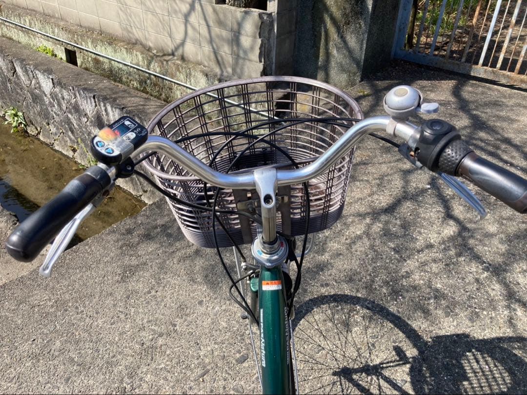 引き取り可能です。ヤマハ　ナチュラ　電動アシスト自転車 グリーン