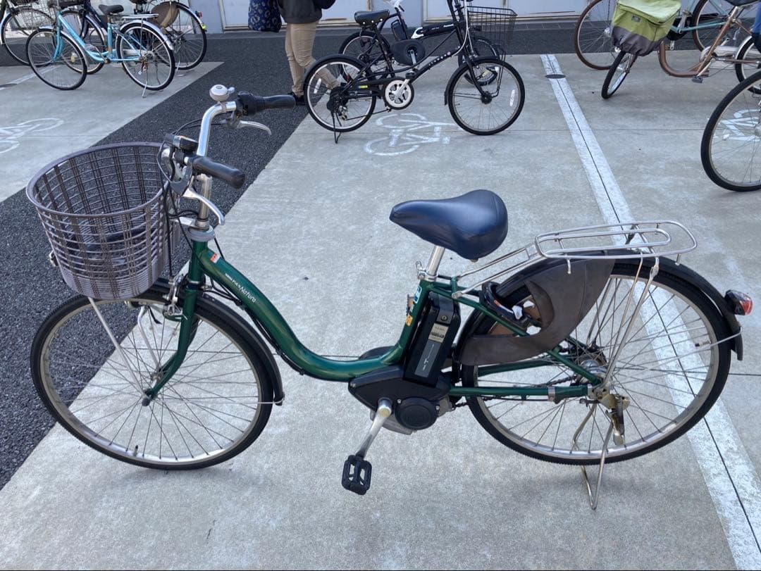 引き取り可能です。ヤマハ　ナチュラ　電動アシスト自転車 グリーン