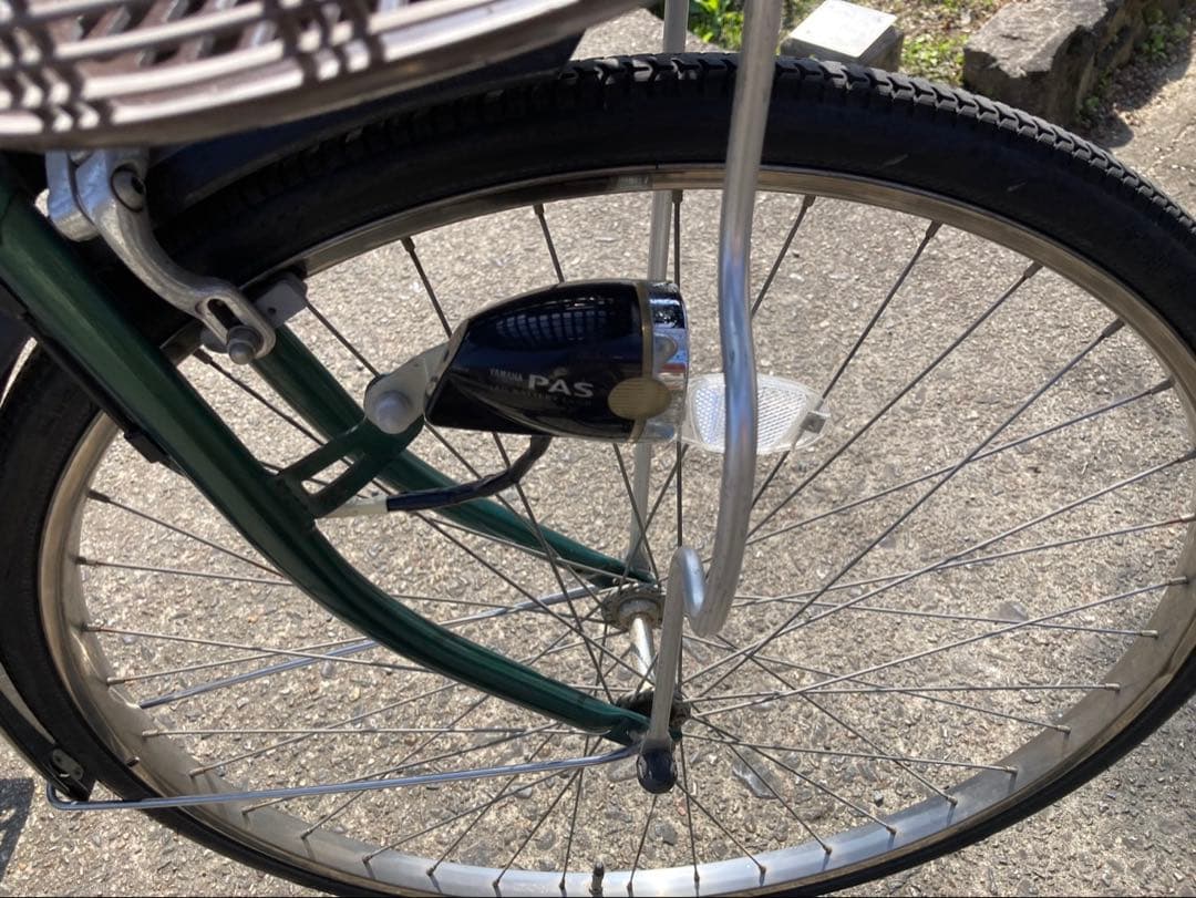 引き取り可能です。ヤマハ　ナチュラ　電動アシスト自転車 グリーン