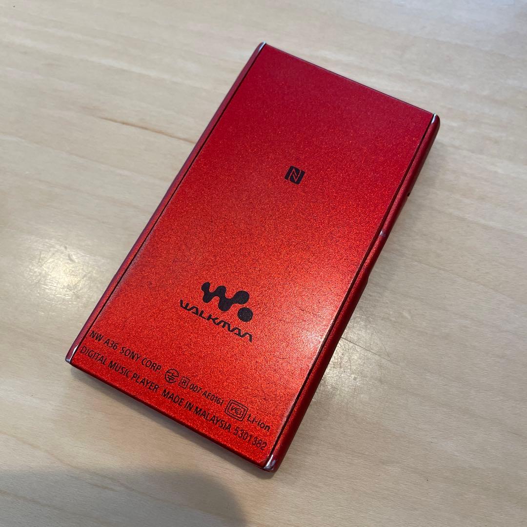 SONY ウォークマン レッド　NW-A36