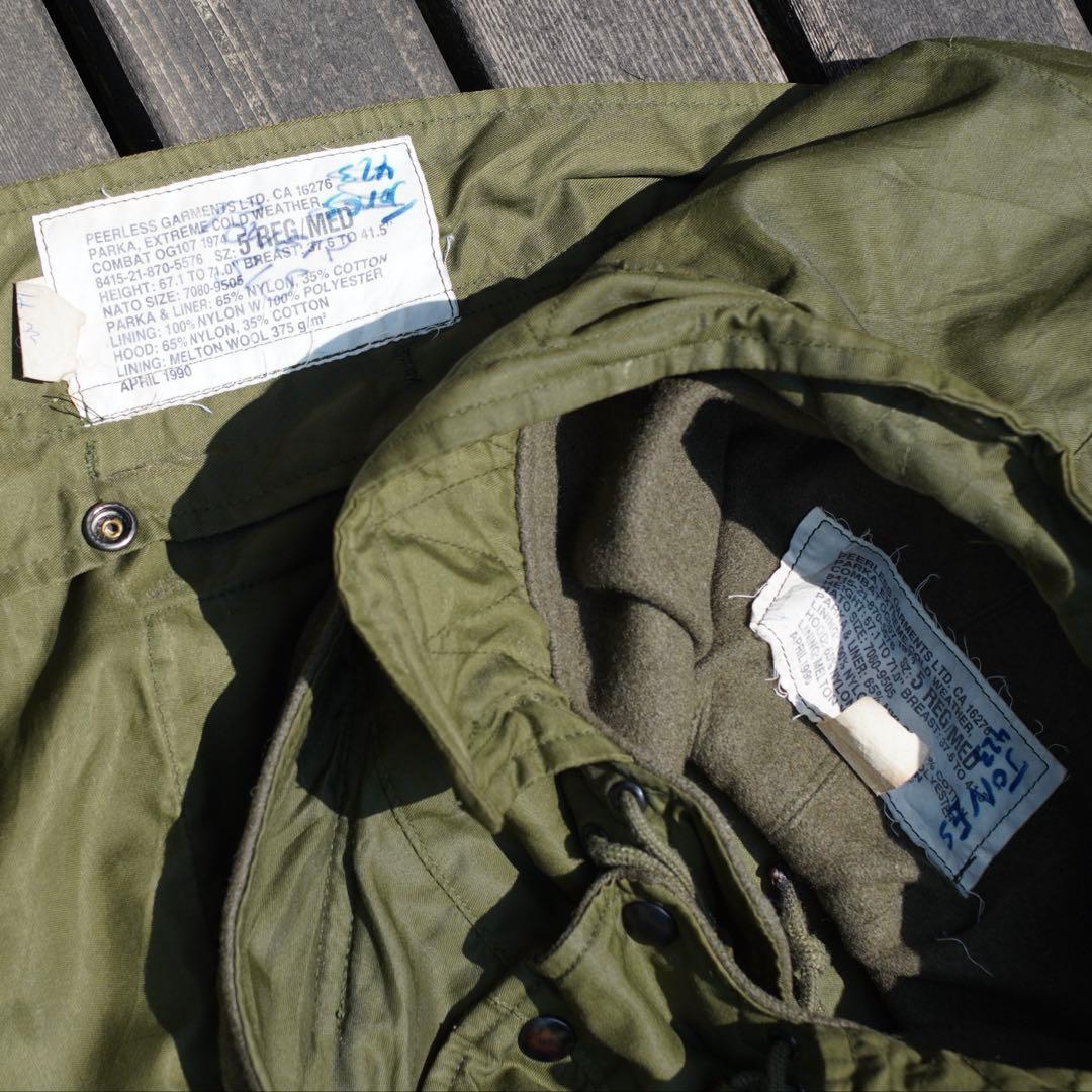 ジャケット・アウター Canadian army cold weather parka