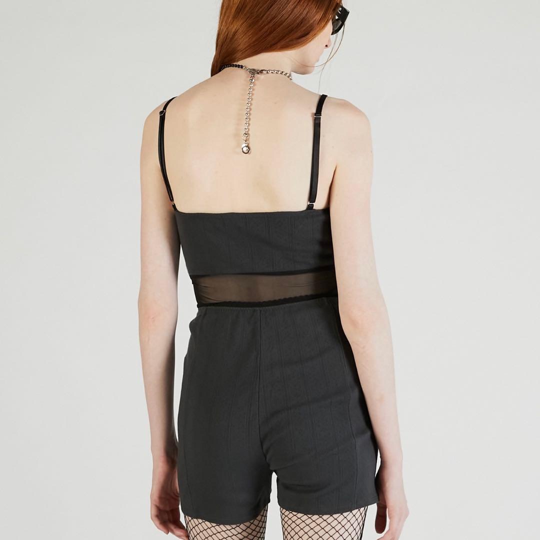 【PRANKPROJECT】Eyelet lace Sheer camisole