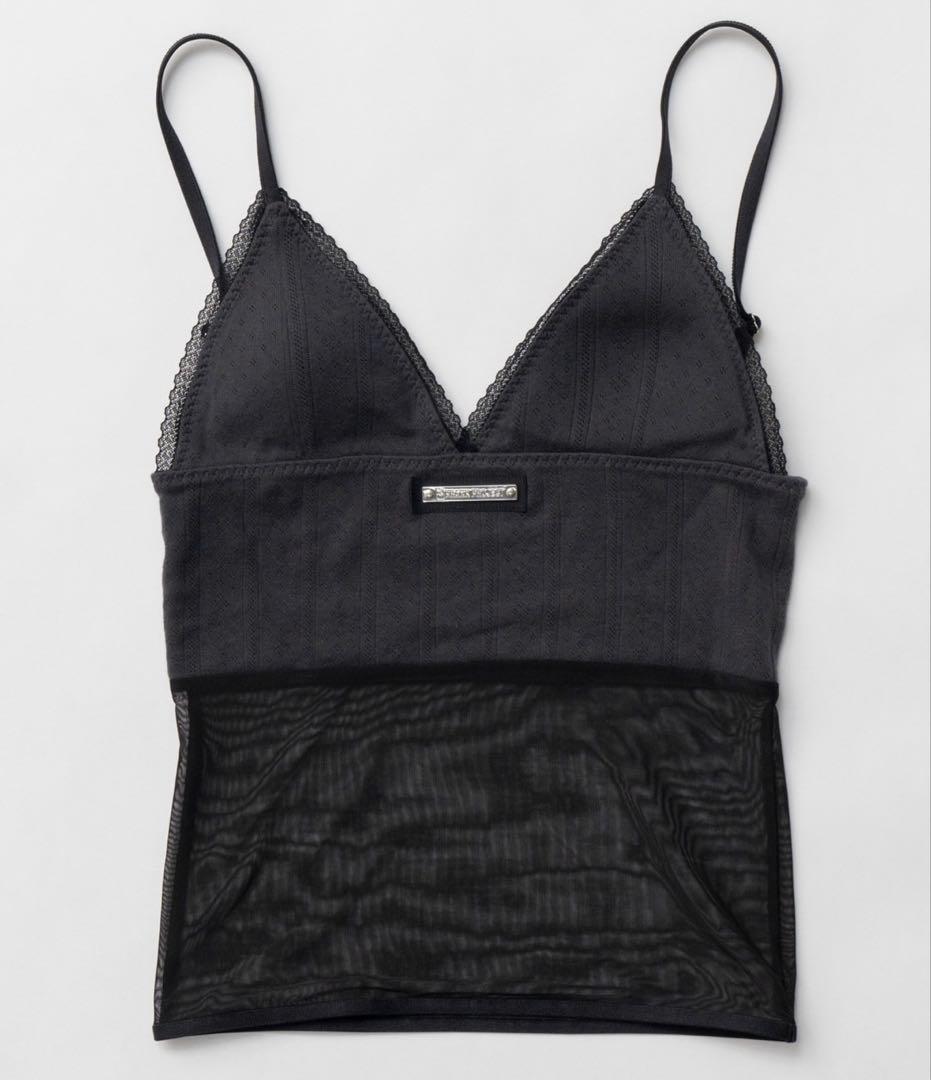 【PRANKPROJECT】Eyelet lace Sheer camisole
