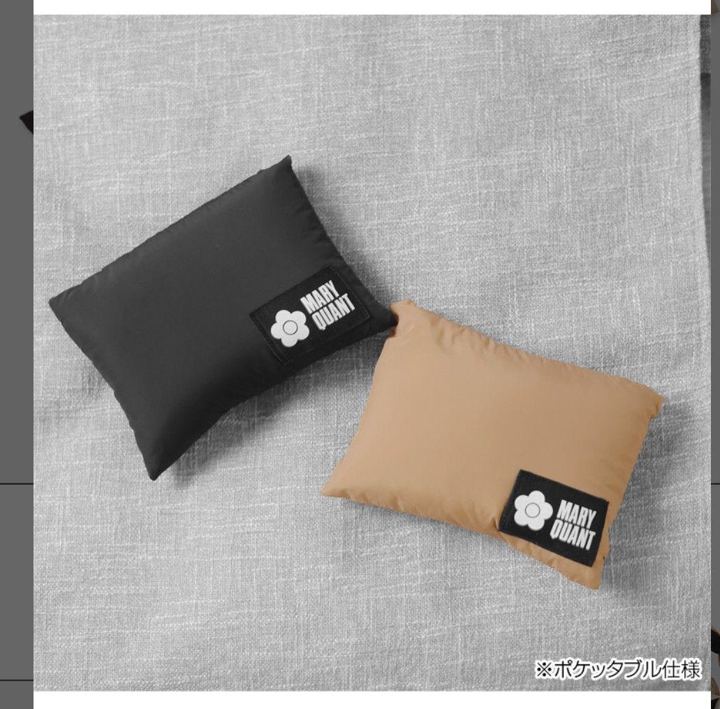 【タグ付き・未使用】MARY QUANT ポケットタブル マフラー・ブラック