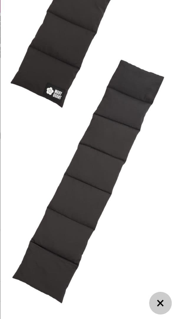 【タグ付き・未使用】MARY QUANT ポケットタブル マフラー・ブラック