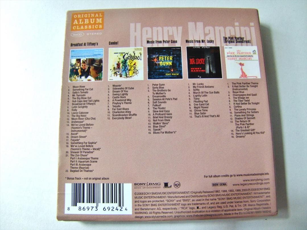 洋楽 Henry Mancini [Original Album Classics]