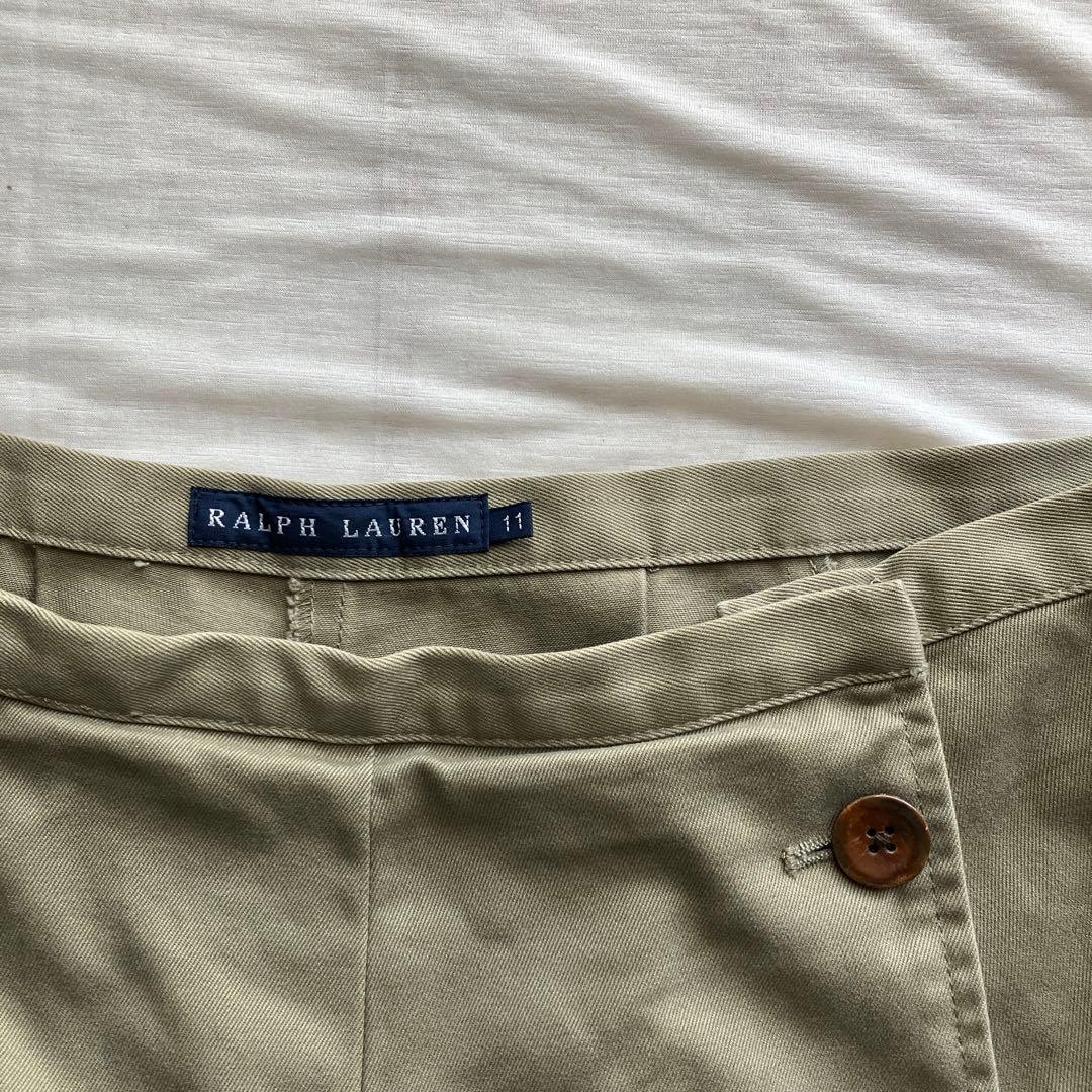 old Ralph Lauren /ワイドパンツ スカート 厚手チノ 11