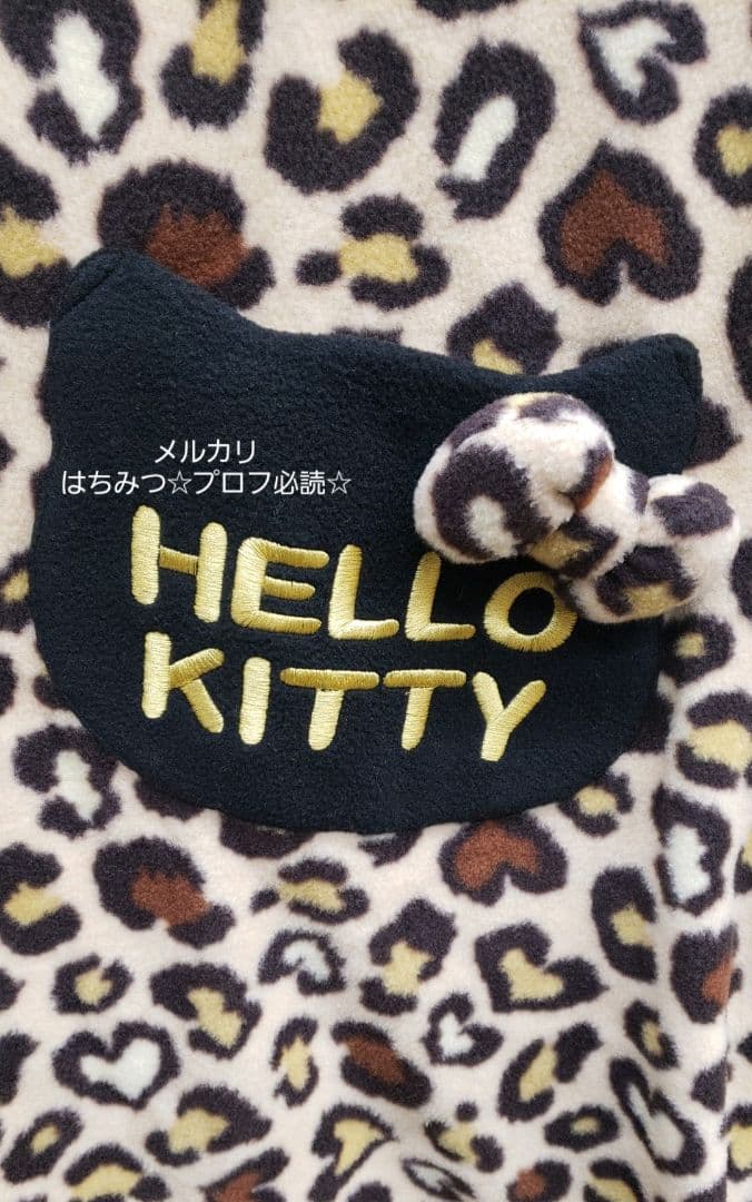 レオパードキティ 着ぐるみ 豹柄 キティちゃん ルームウェア ヒョウ柄