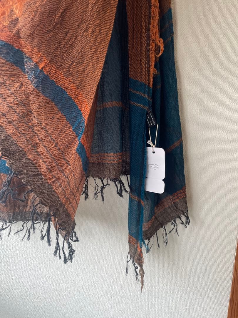 tamaki niime roots shawl big コットン。