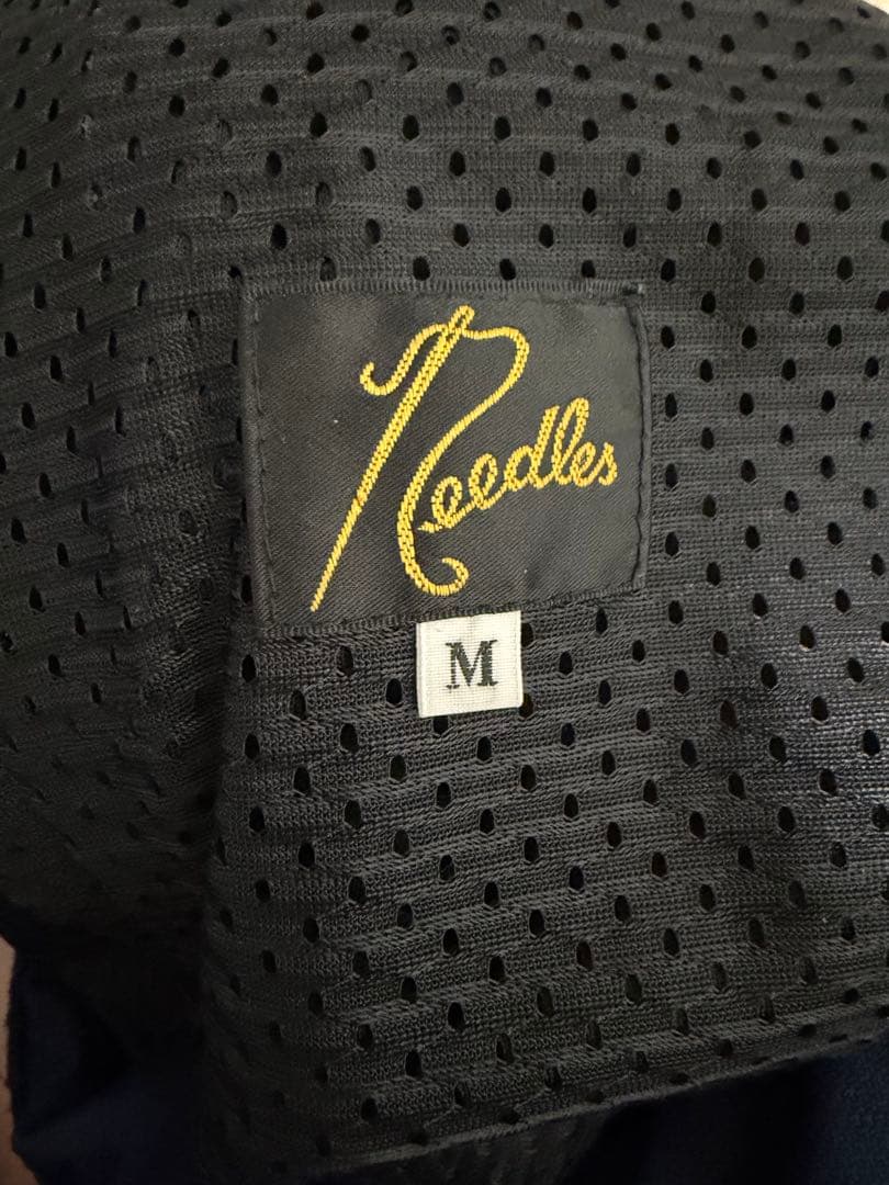 Needles ネイビー ストライプ パンツ M正規品