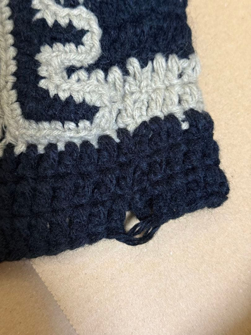 訳あり Supreme Crochet Logo Beanie ニット帽