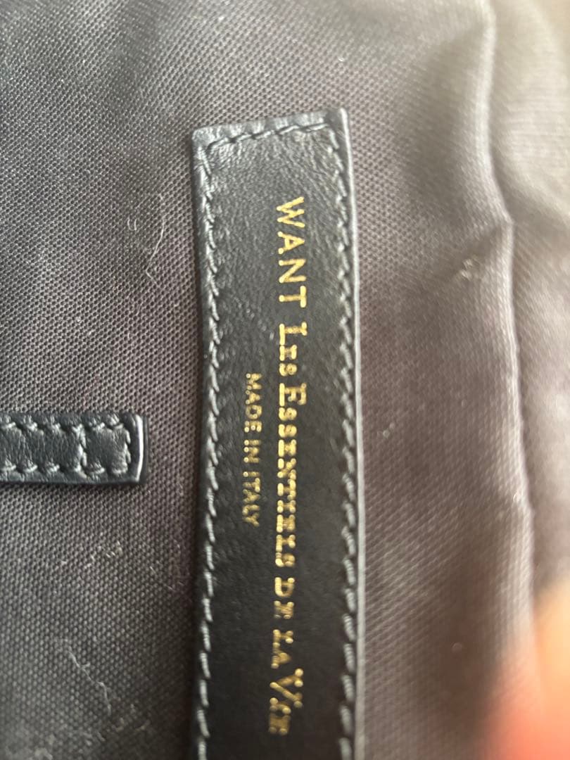 want les essentiels 2WAY ミニボストン ショルダー
