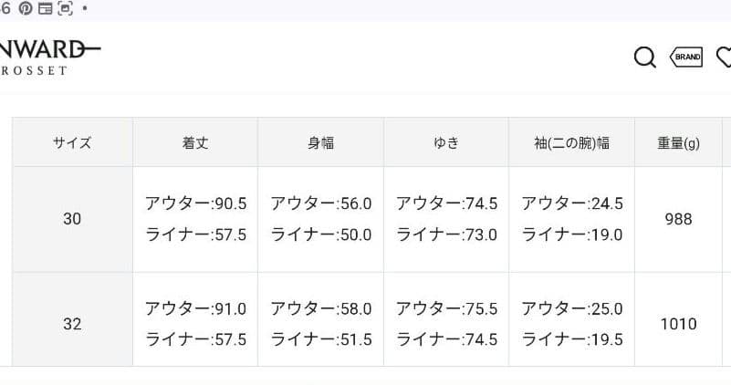 【ONWARD】【23区】ライナー付きアウター