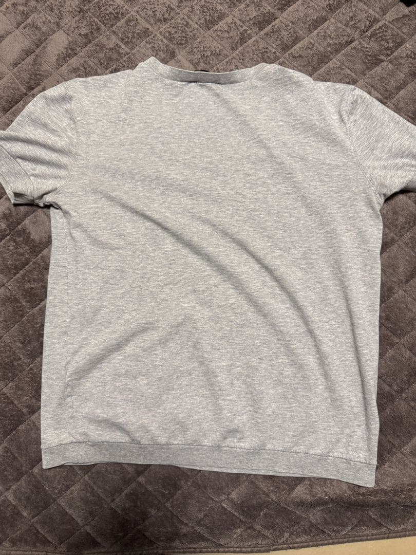 M*2様 ルイヴィトン ポケット付きVネックTシャツ グレー XS 正規品