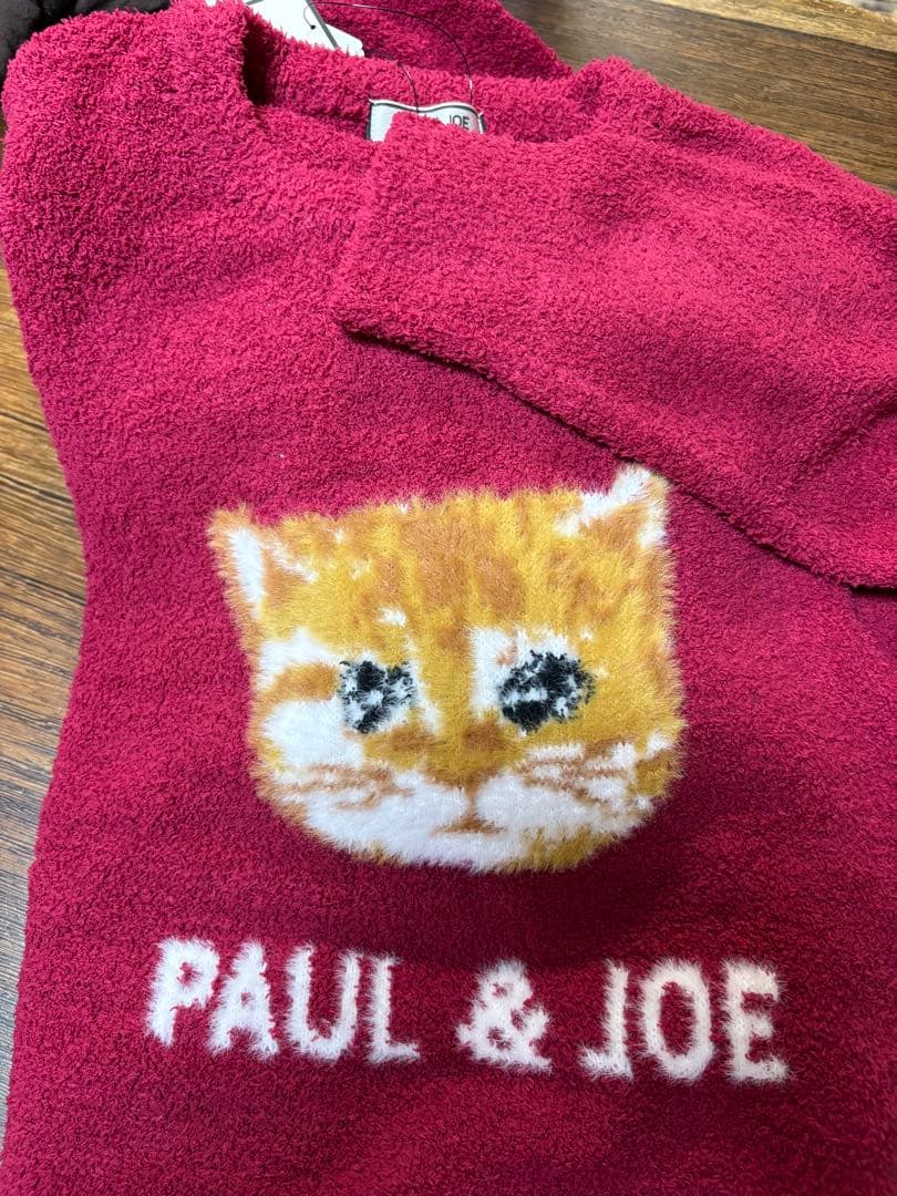 PAUL & JOE 猫顔プリント ルームウェア⭐︎M〜L新品未使用タグ付き