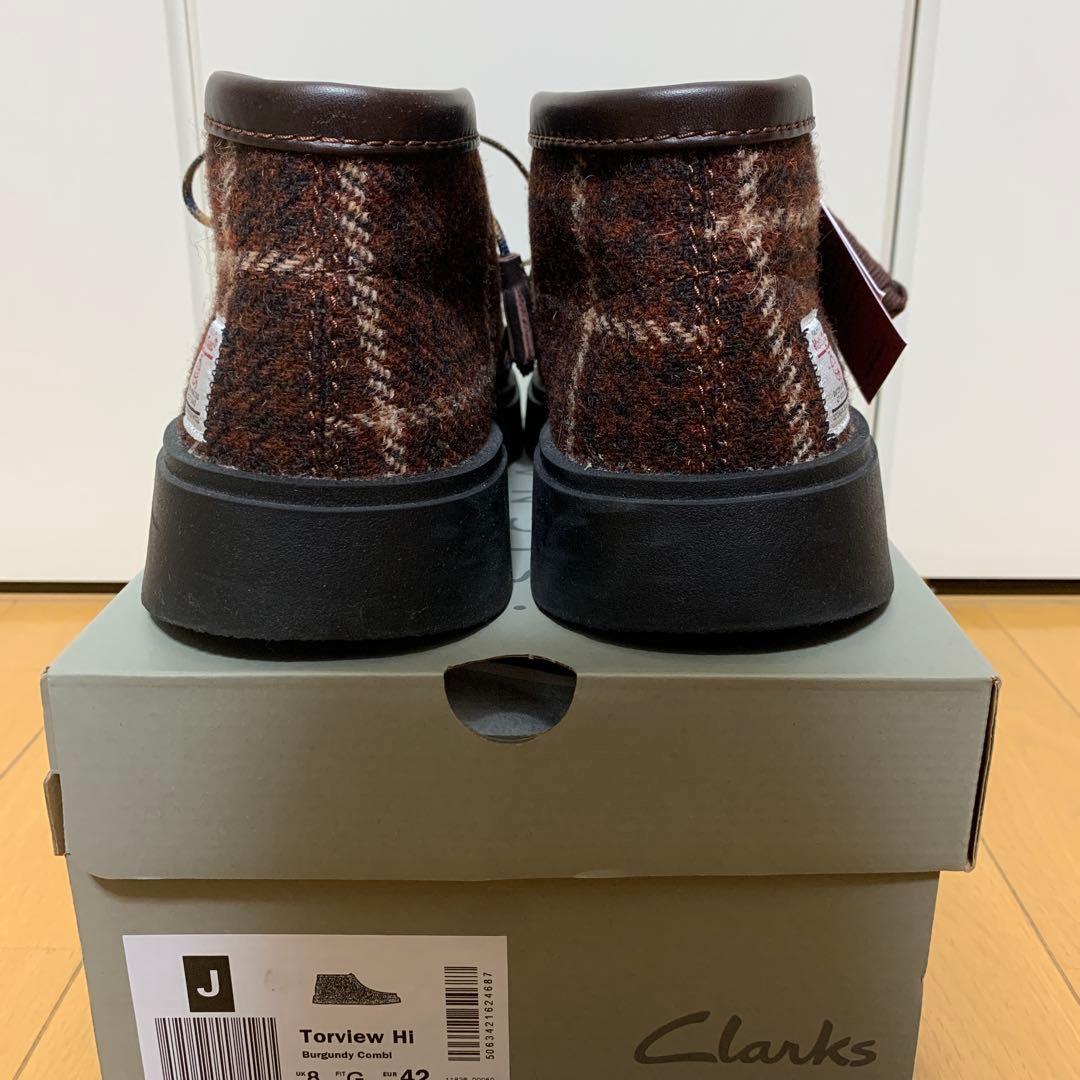 レア限定品　クラークス　clarks トービュー　torview ハリスツイード