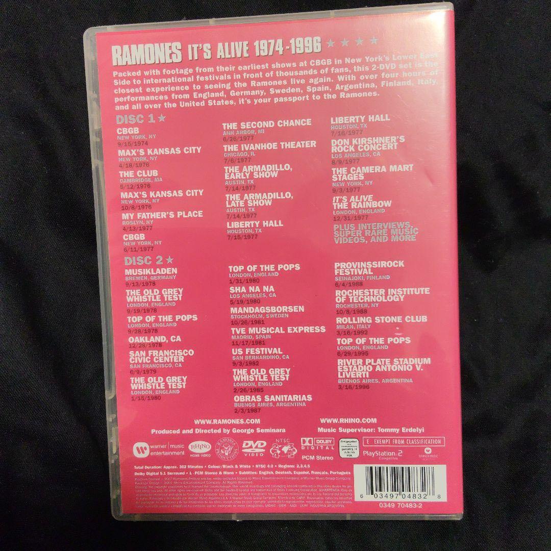 ミュージック RAMONES IT'S ALIVE 1974-1996 DVD