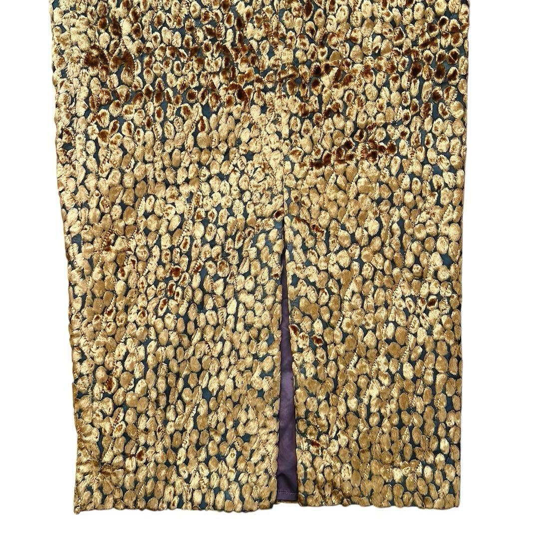 NEEDLES　Pencil Skirt Bumout Velvet　22aw