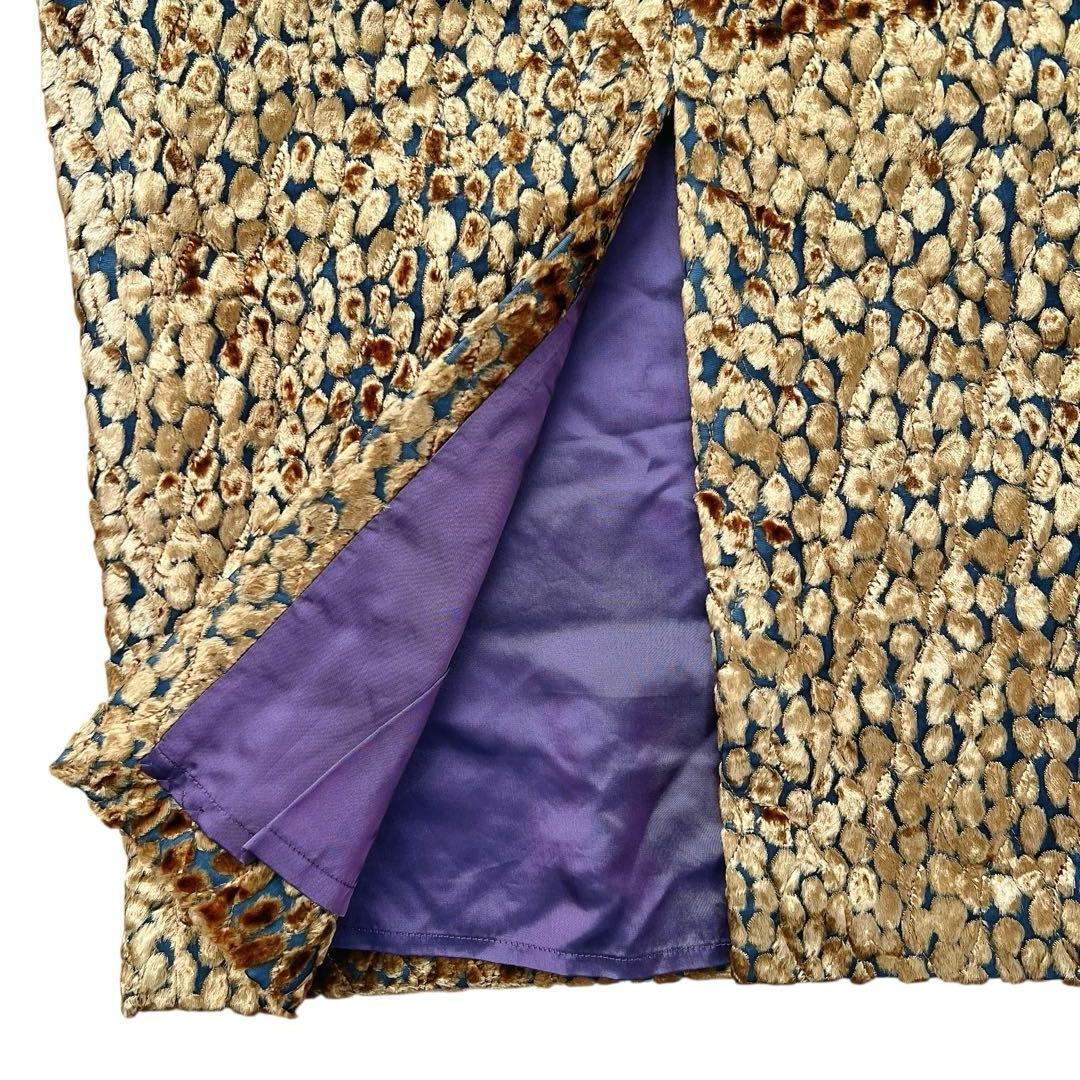 NEEDLES　Pencil Skirt Bumout Velvet　22aw