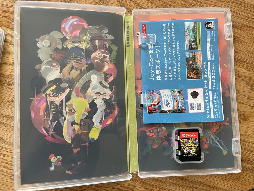 ポケモン レジェンズzaパッケージ版とスプラトゥーン3パッケージ版
