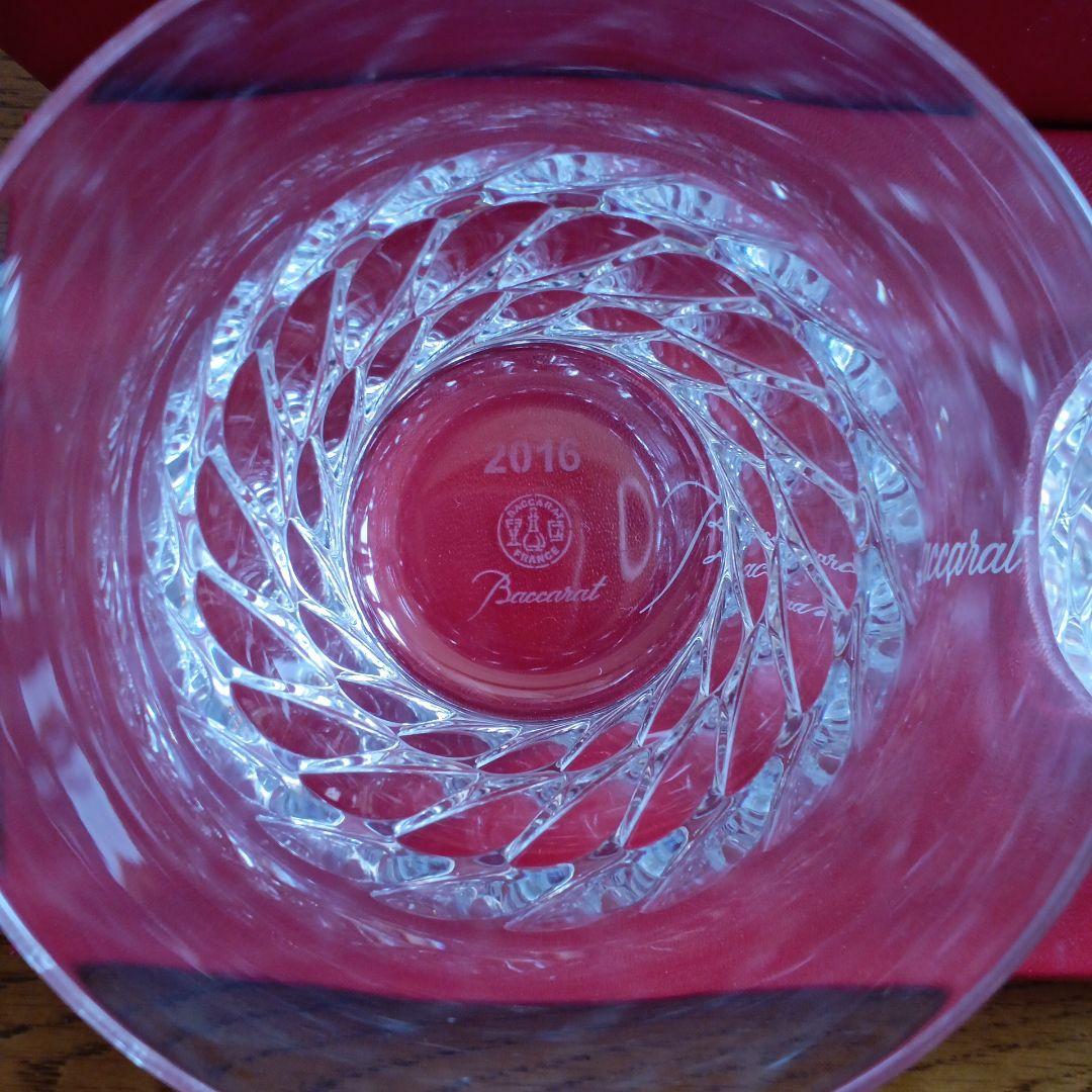 Baccarat クリスタルカットグラス 2個セット
