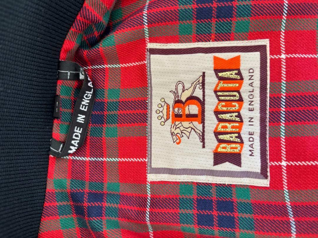 BARACUTA G9 スウィングトップ ネイビー ジップアップ M 38