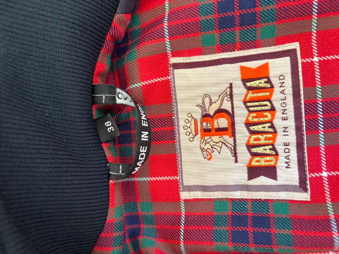 BARACUTA G9 スウィングトップ ネイビー ジップアップ M 38