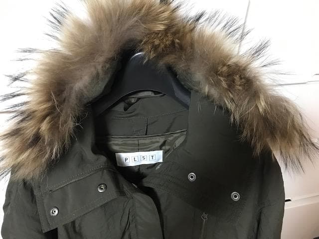 【新品】PLST プラステ　ファー付　モッズコート Lサイズ