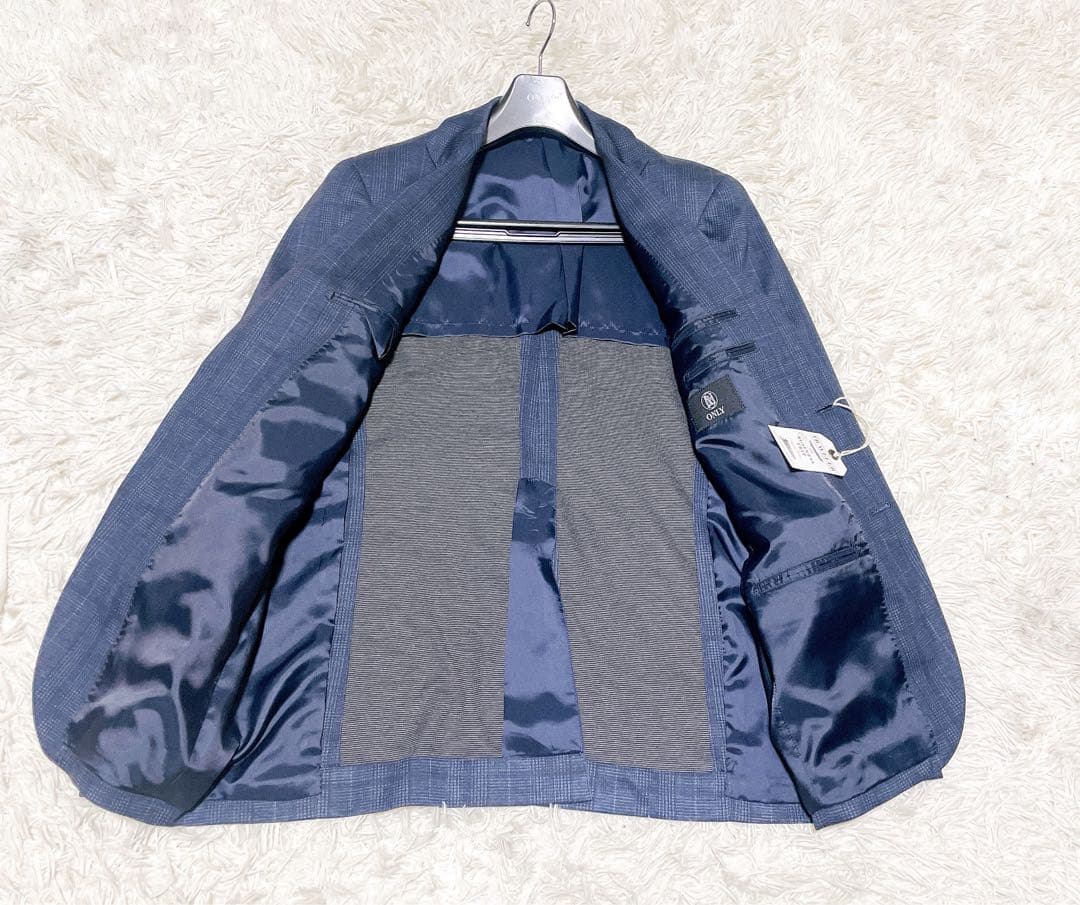 ONLY TRAVELER JERSEY 25SS ジャケット ネイビーチェック