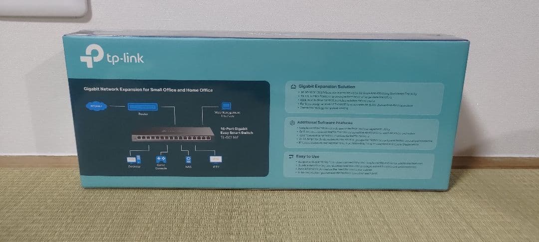 【新品】TP-LinkTL-SG116E 16PアンマネージドプロSW [D2]