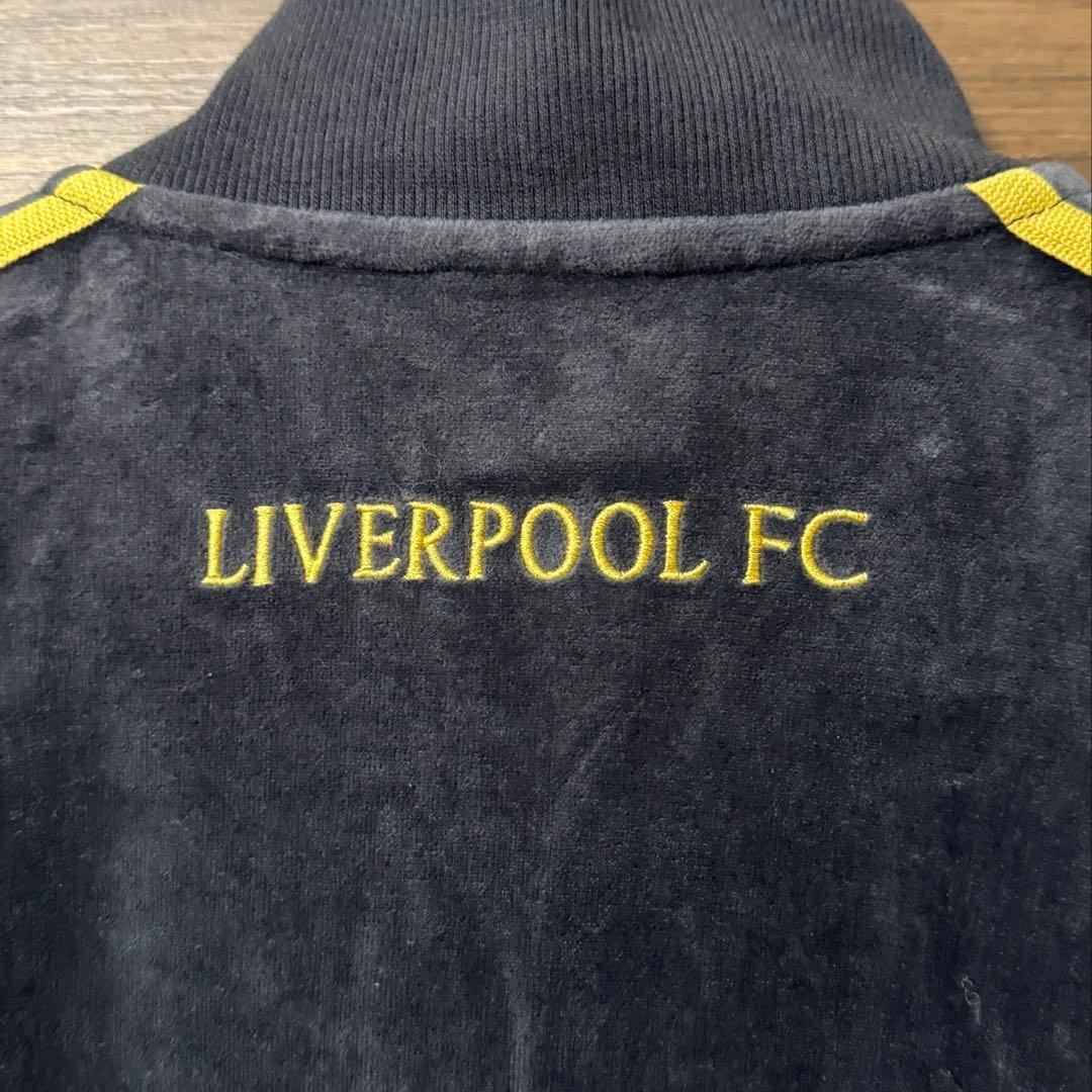 00s adidas Liverpool トラックジャケット Sサイズ ベロア