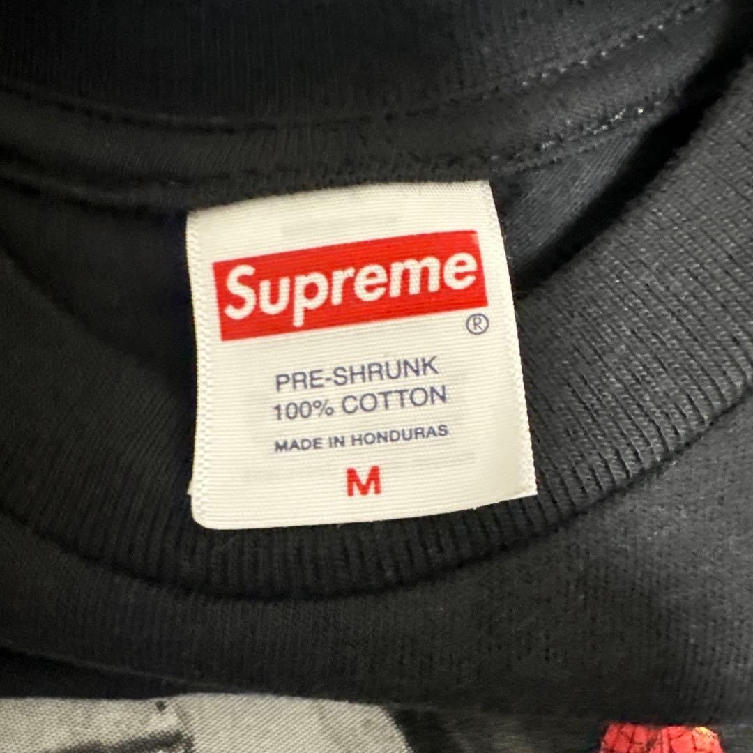 supreme スパイダーマン ブラック Tシャツ　Mサイズ