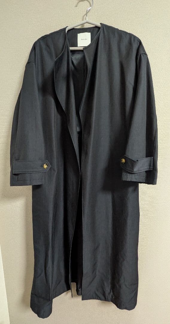 【Spick and Span 】C/Cu ノーカラートレンチコート　38