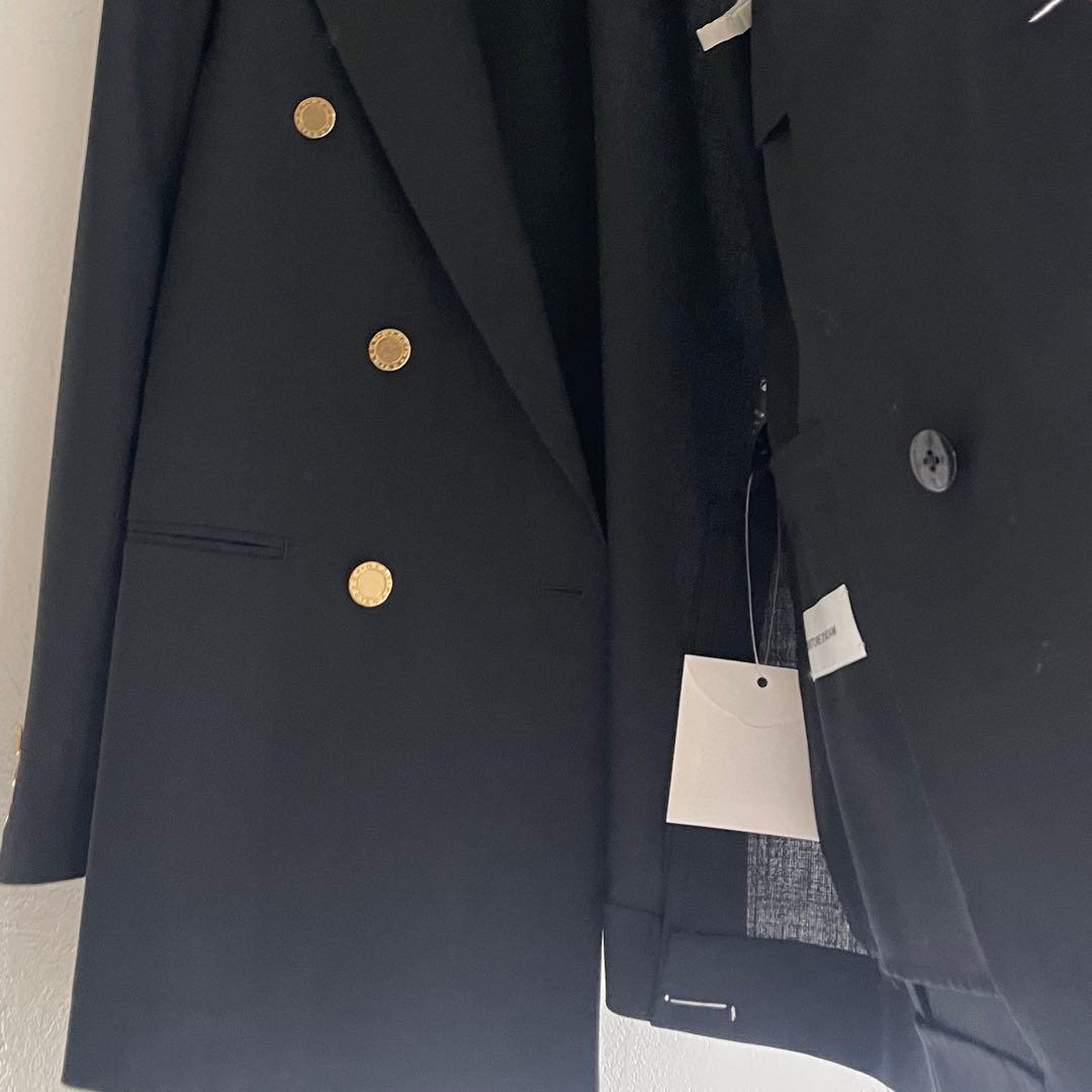 COUTURE D’ADAM 金ボタン ダブルジャケット 黒 極美品 2025
