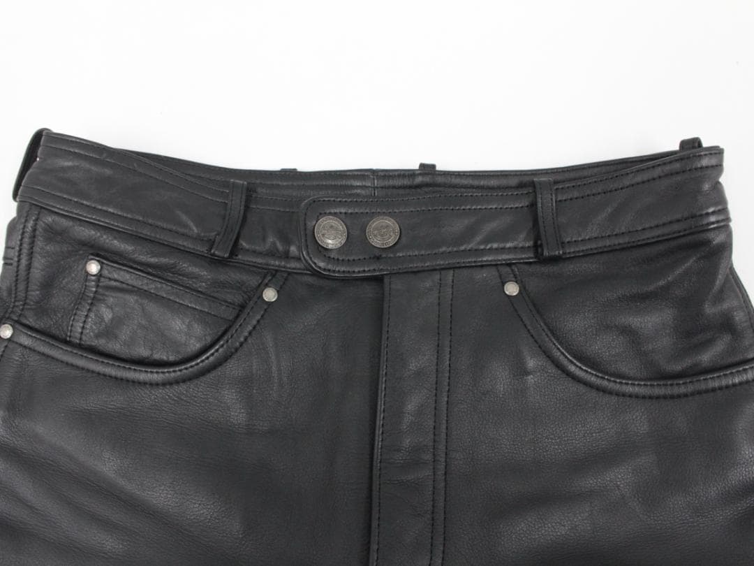 ▲良品 HARLEY DAVIDSON/ハーレーダビッドソン レザーパンツ 本革