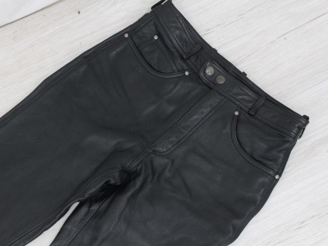 ▲良品 HARLEY DAVIDSON/ハーレーダビッドソン レザーパンツ 本革