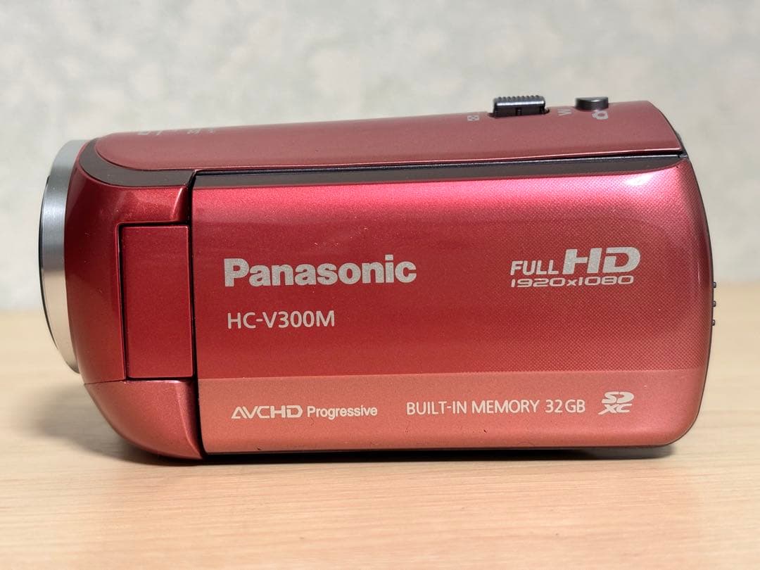 Panasonic HC-V300M ビデオカメラ ピンク