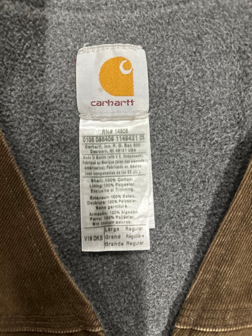 l*e様 Carhartt V19 DKBブラウン ベスト レギュラー