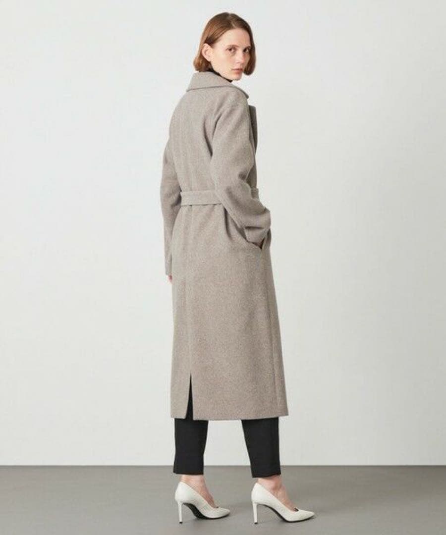 ♡新品タグ付♡ ベイジ　LAIRES / ロングコート　ベルト付き　VERY掲載